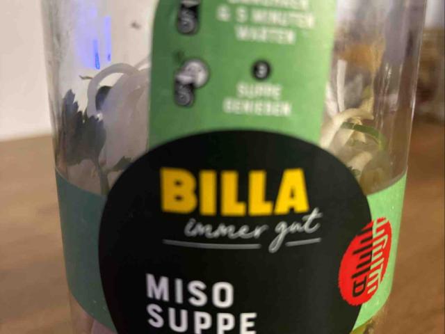 Billa Miso Suppe, im Glas by alenaarnezeder | Uploaded by: alenaarnezeder