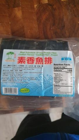 Veganer Kabeljau Filet, Aus Sojaprotein von NHorn | Hochgeladen von: NHorn