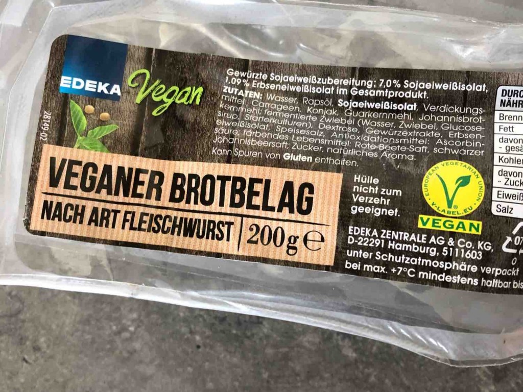 Fleischwurst VEGAN, Veganer Brotbelag nach Art Fleischwurst by M | Hochgeladen von: MoniMartini