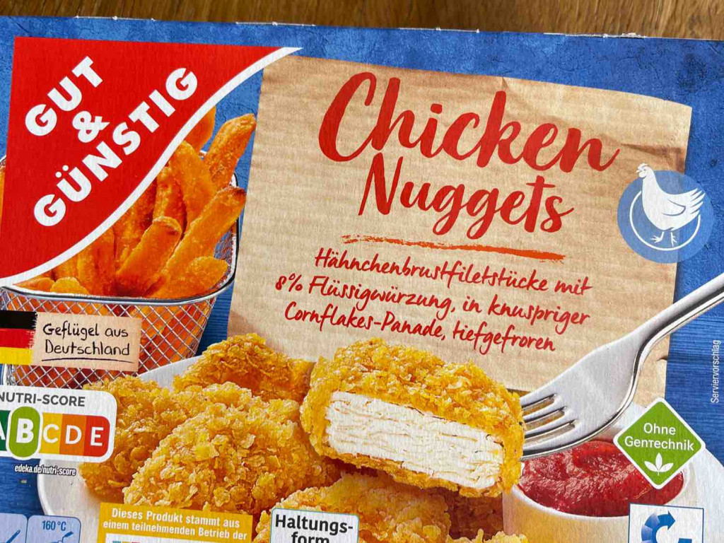 Gut & Günstig, Chicken Nuggets Kalorien Neue Produkte Fddb