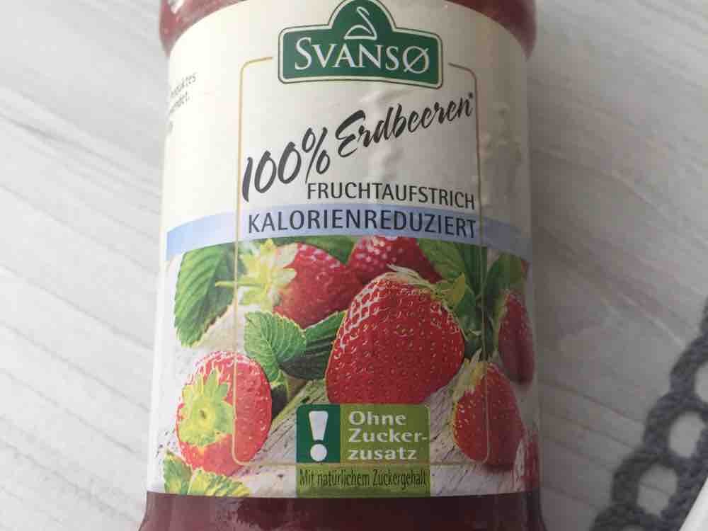 100% Erdbeeren Dänischer Fruchtaufstrich, kalorienreduziert von  | Hochgeladen von: ttbaerchen
