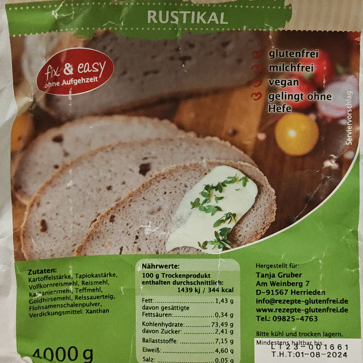Brot RUSTIKAL GLUTENFREI (Tanja), Tanja Gruber von Choki.. | Hochgeladen von: Choki..
