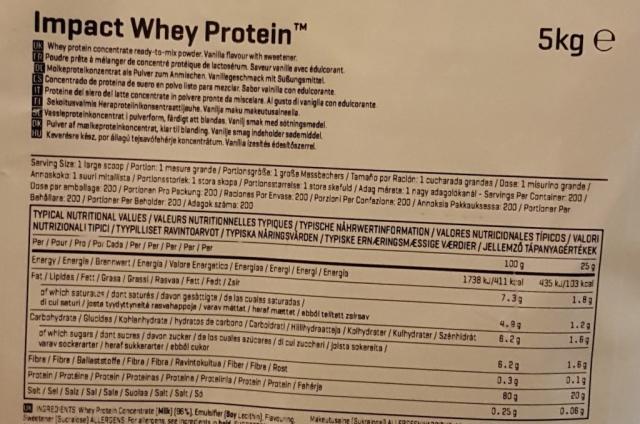 Impact Whey Protein, Vanille | Hochgeladen von: bjoern195