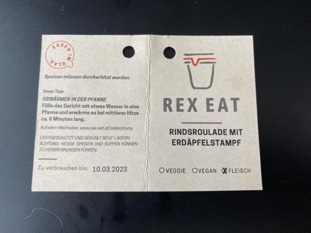 Rex Eat: Rindsroulade mit Erdäpfelstampf | Hochgeladen von: chriger