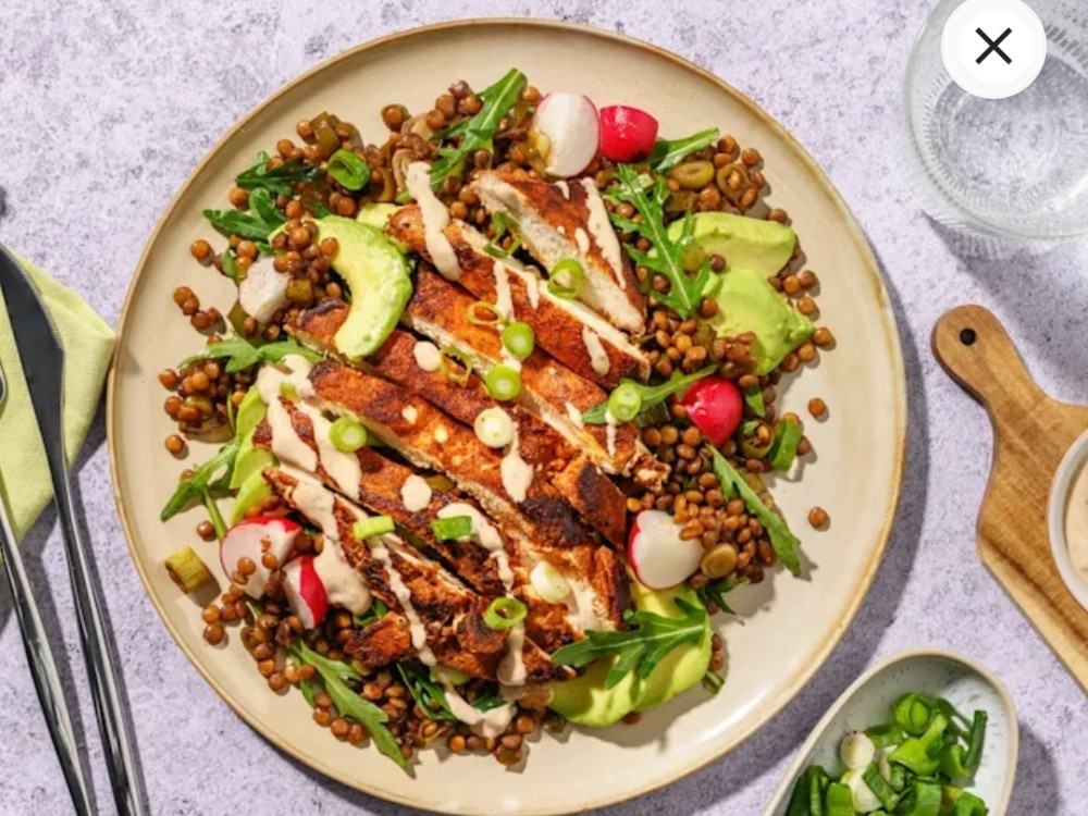 HelloFresh Hähnchenbrust auf Balsamico-Linsen-Salat, Avocado und | Hochgeladen von: Tamara97s HelloFresh Hähnchenbrust auf Balsamico-Linsen-Salat, Avocado und | Hochgeladen von: Tamara97s