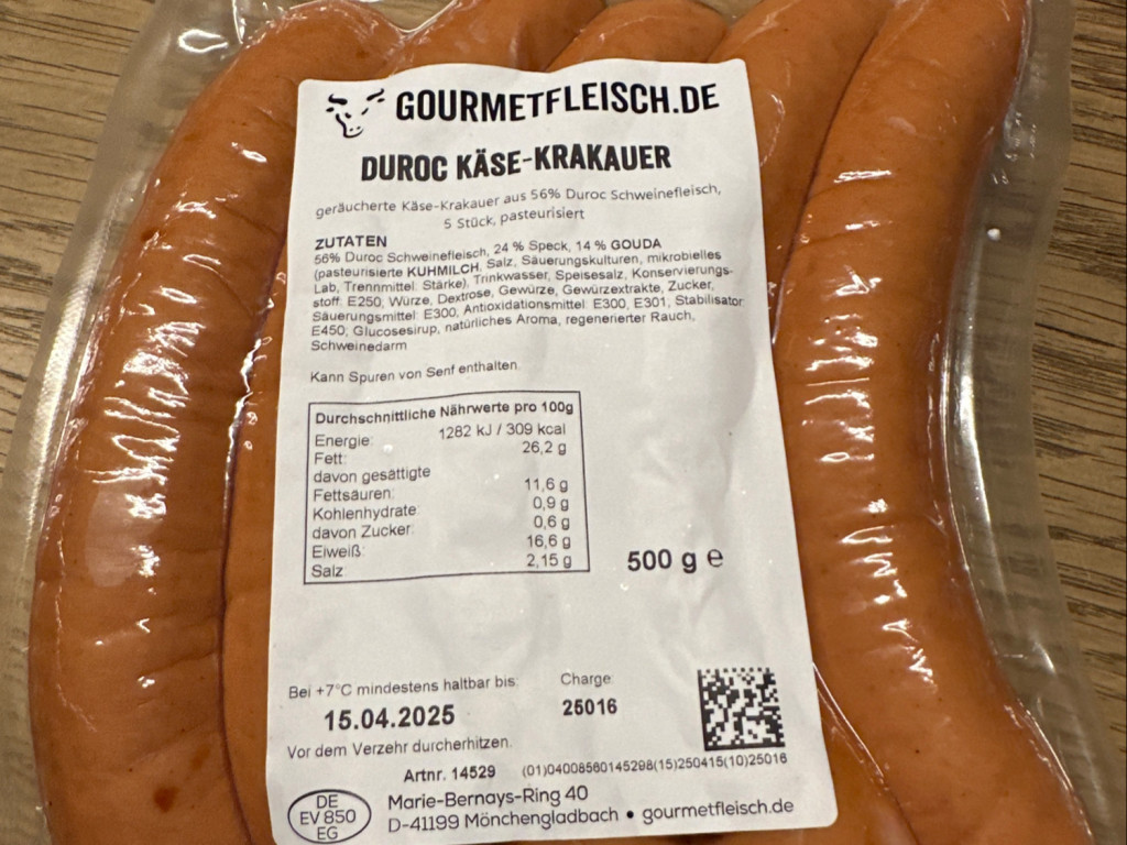 Eurovision Käse-Krakauer, Gourmetfleisch von MRegenauer | Hochgeladen von: MRegenauer