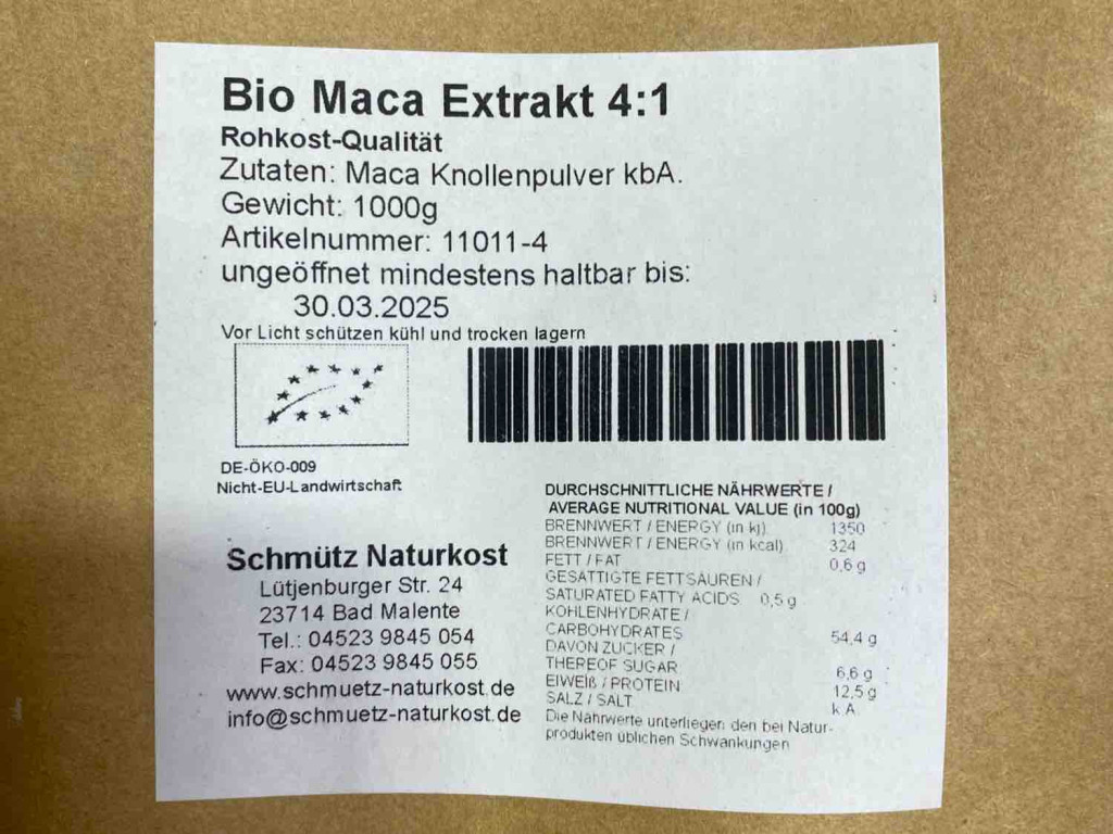 Bio Maca 4:1, Rohkost Qualität kbA von kyokokobayashi | Hochgeladen von: kyokokobayashi