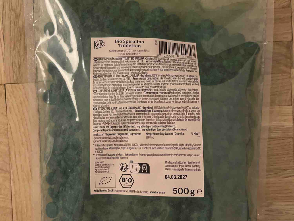 Bio Spirulina Tabletten von san3692 | Hochgeladen von: san3692