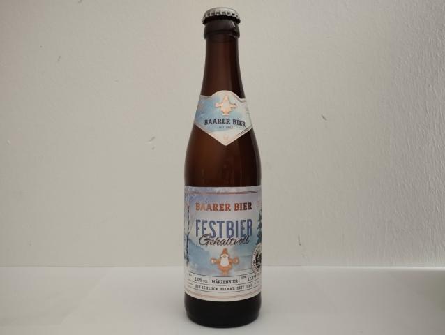 Baarer Bier - Festbier: Gehaltvoll, Märzenbier (saisonal) | Hochgeladen von: micha66/Akens-Flaschenking