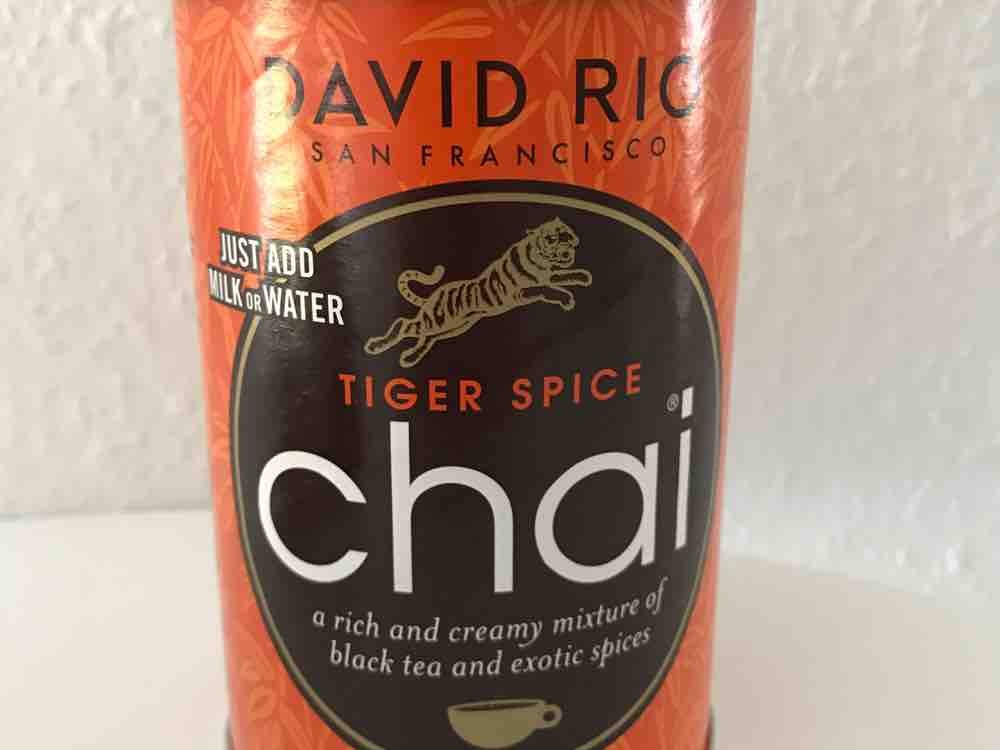 David Rio, Tiger Spice Chai, mit Milch 1,5% Kalorien - Neue Produkte - Fddb