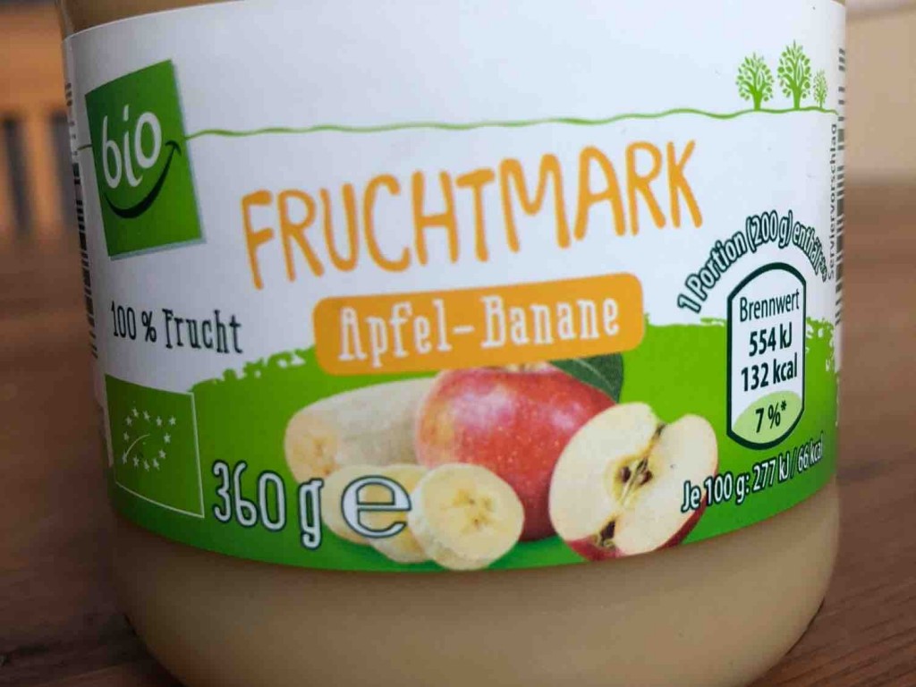 Bio Fruchtmark, Apfel-Banane  von Sunny2 | Hochgeladen von: Sunny2