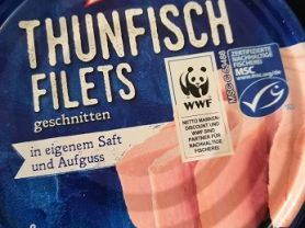 Dreimaster Thunfisch Filets geschnitten, im eigenen Saft und | Hochgeladen von: Severance79
