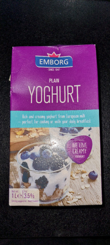 Plain Joghurt, 3,5% Fett von Shanice95 | Hochgeladen von: Shanice95