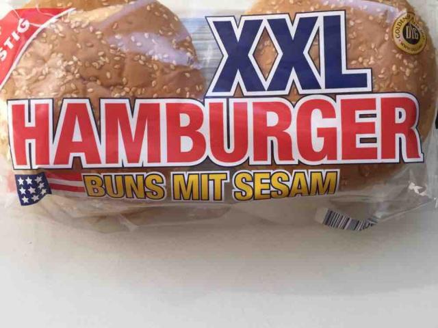 XXL Hamburger Buns, mit Sesam von RuvenLx | Hochgeladen von: RuvenLx