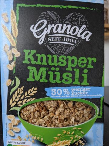 Granola Knusper Müsli 30% weniger Zucker von jenniferschmitt1593 | Hochgeladen von: jenniferschmitt1593