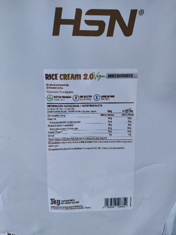 Rice Cream 2.0, Unflavoured von hegglmo | Hochgeladen von: hegglmo