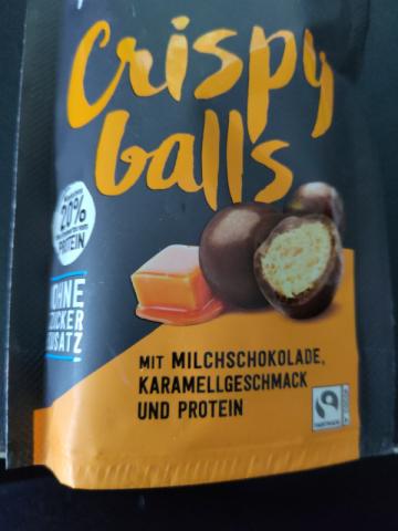 High Protein Crispy Balls, mit Milchschokolade, Karamellgeschmac | Hochgeladen von: Toasty_77