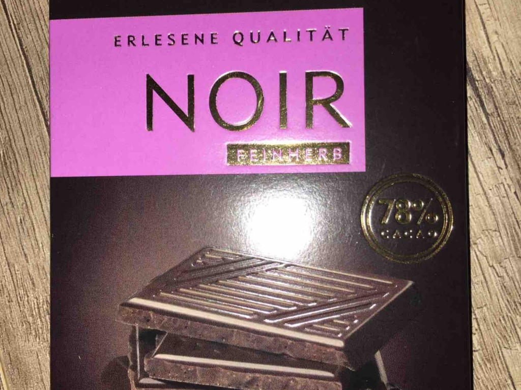 Noir Authentique 78 % Kakao, Extra dunkle Zartbitter Schokolade  | Hochgeladen von: SuPo66