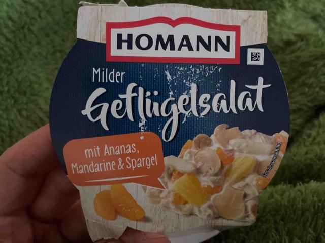 Milder Geflügelsalat, mit Ananas, Mandarine & Spargel von An | Hochgeladen von: Ana Lu