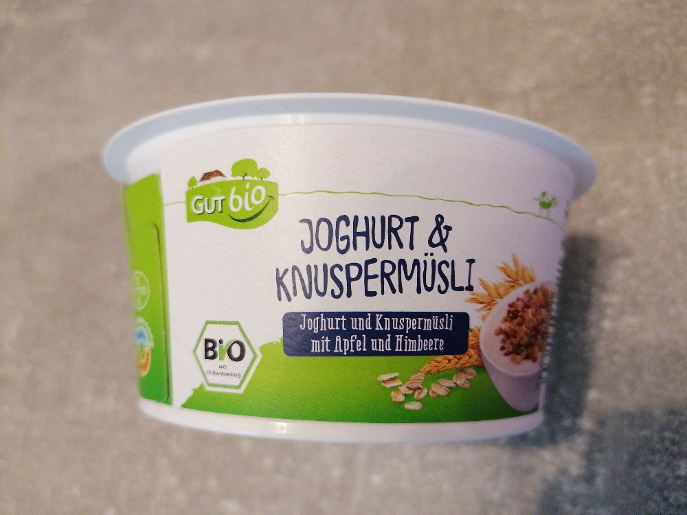 Joghurt & Knuspermüsli, Mit Apfel und Himbeere von LoliOto | Hochgeladen von: LoliOto
