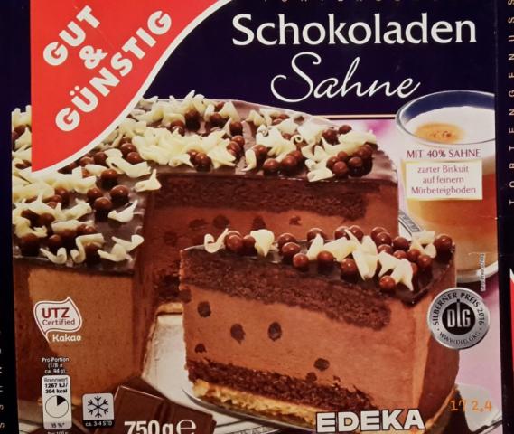 Tortengenuss, Schokoladen Sahne Torte, mit 40% Sahne | Hochgeladen von: Enomis62