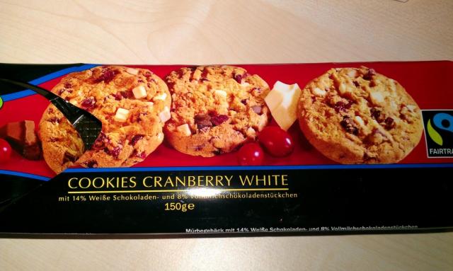 Lidl Fairglobe Cranberry & White Chocolate Cookies | Hochgeladen von: Richmand