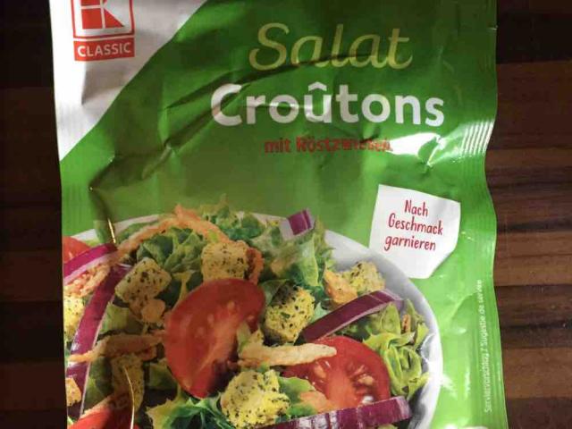 Salat Croûtons, mit Röstzwiebeln von stellalost | Hochgeladen von: stellalost