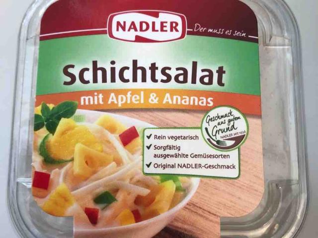 Schichtsalat mit Apfel & Ananas von Hauptfriese | Hochgeladen von: Hauptfriese