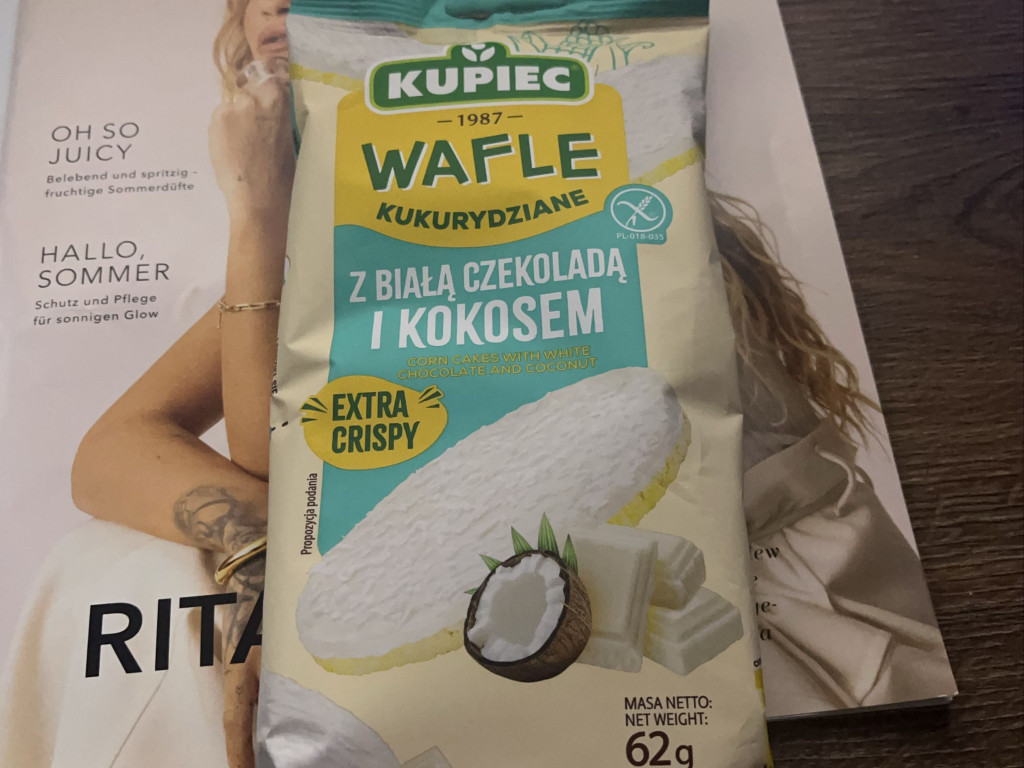 Maiswaffel mit weißer Schokolade und Kokos von NicOleMo | Hochgeladen von: NicOleMo Maiswaffel mit weißer Schokolade und Kokos von NicOleMo | Hochgeladen von: NicOleMo