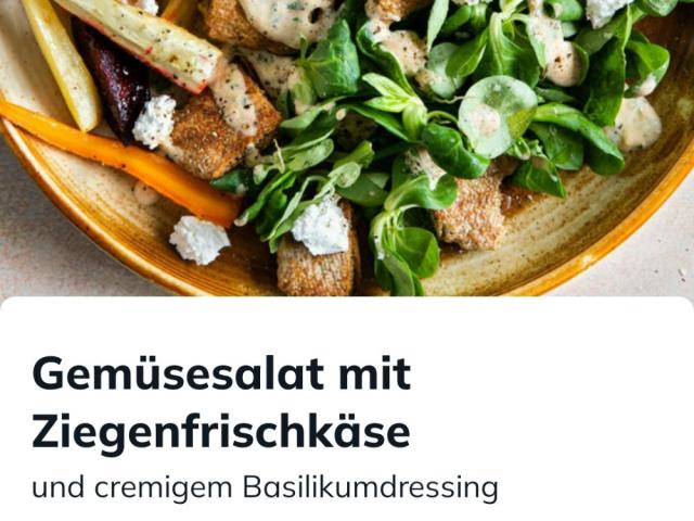 Gemüsesalat mit Ziegenfrischkäse von sabsi2107 | Hochgeladen von: sabsi2107