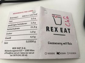 Rex-Eat: Linsencurry mit Reis, Curry | Hochgeladen von: chriger