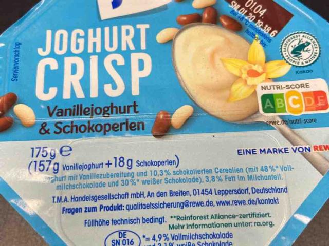 Joghurt Crisp (Vanillejoghurt & Schokoperlen) von MagicMadne | Hochgeladen von: MagicMadness89