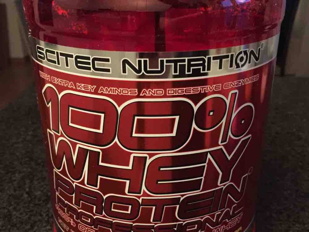 Scitec Nutrition, Whey Protein Professional Banana Flavor, Wasser Kalorien Protein Pulver Fddb