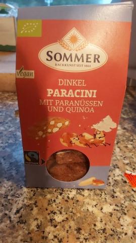 Dinkel Paracini, vegane Kekse, Sommer, mit Paranüssen und Quinoa | Hochgeladen von: spielewoelfchen