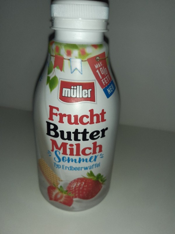 Fruchtig Buttermilch, Erdbeerwaffel von Hobby | Hochgeladen von: Hobby