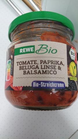 Bin Streichcreme Tomate, Paprika,  Belugalinse, Baksamico von sc | Hochgeladen von: schnipsel