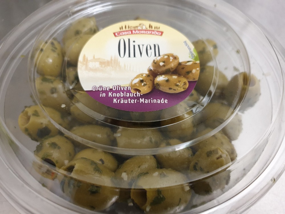 Oliven, Grüne Oliven in Knoblauch-Kräuter-Marinade von just.me | Hochgeladen von: just.me