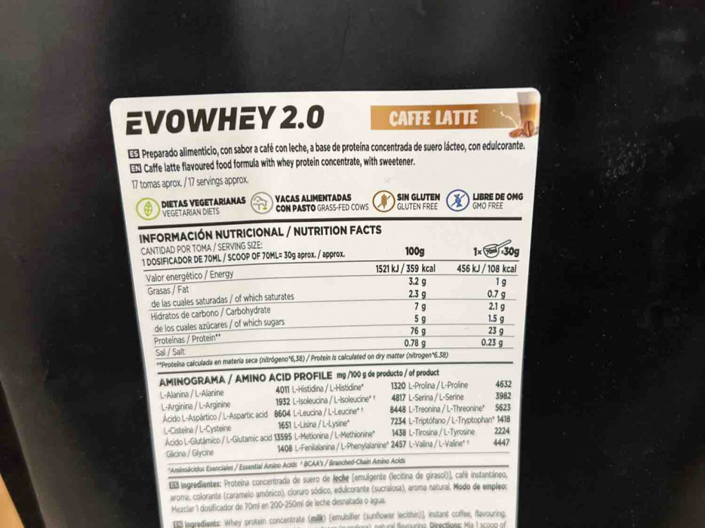 Evowhey  2.0 Caffe Latte von docjulian | Hochgeladen von: docjulian
