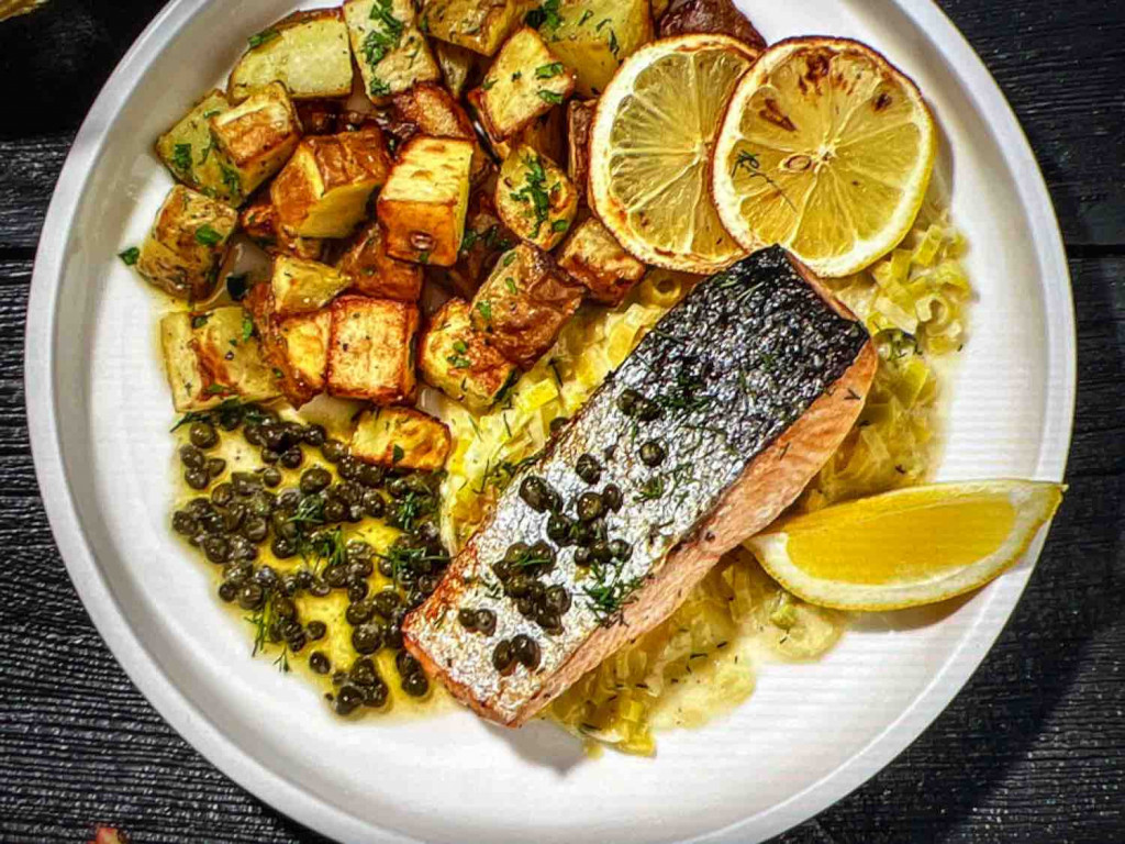 HelloFresh  Zitronenlachs mit Kapernbutter von TimBou | Hochgeladen von: TimBou