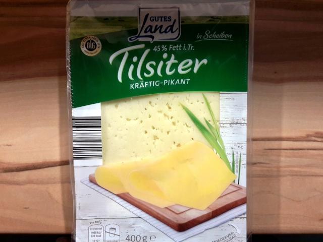 Gutes Land, Tilsiter Käsescheiben 45% Fett | Hochgeladen von: cucuyo111