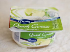 Quark Genuss mit Joghurt, Limette-Apfel-Holunderblüte | Hochgeladen von: Notenschlüssel