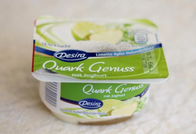 Quark Genuss mit Joghurt, Limette-Apfel-Holunderblüte | Hochgeladen von: Notenschlüssel