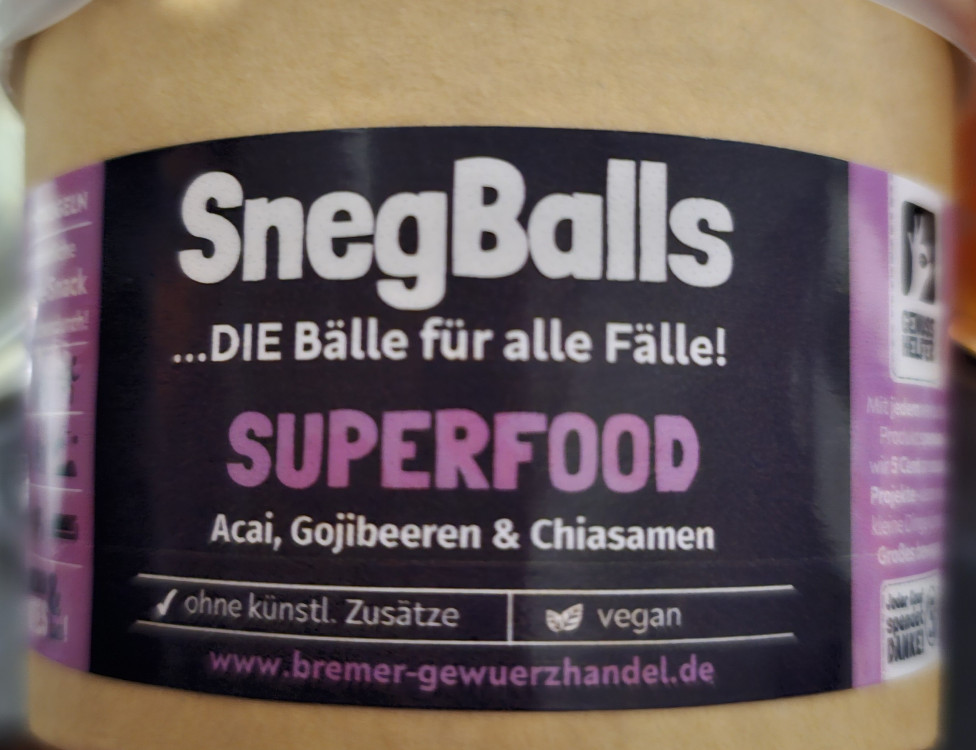 SnegBalls SUPERFOOD, Acai, Gojibeeren & Chiasamen von life-s | Hochgeladen von: life-smile