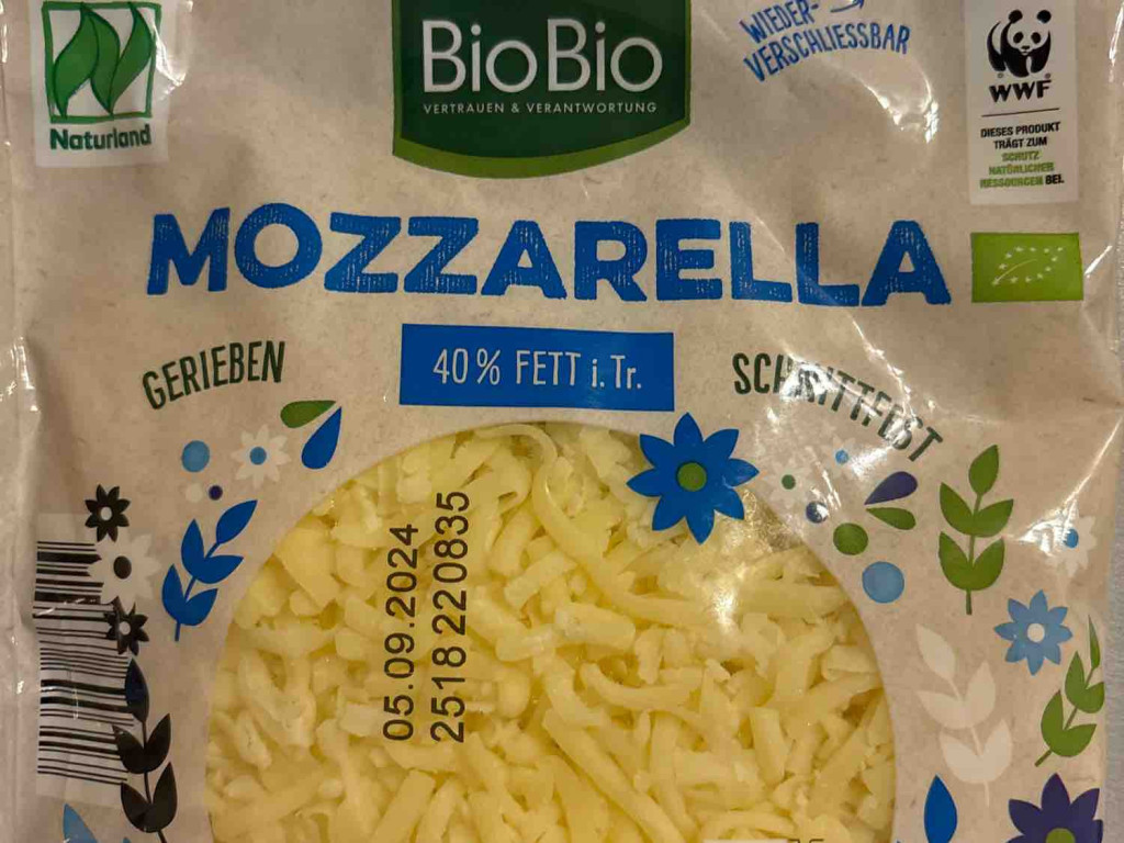 Mozzarella gerieben schnittfest, 40% Fett i. Tr. von Louie | Hochgeladen von: Louie