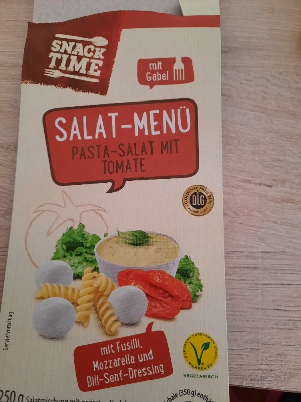 Salat - Menü Pasta Salat mit Tomaten, Fußball, Mozzarella, Dill  | Hochgeladen von: jojo235