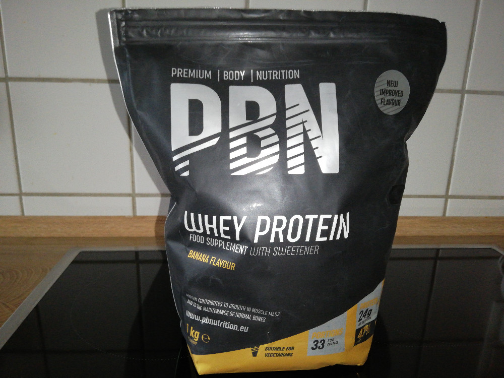 PBN Whey Protein Banana Flavour, Unzubereitet von chrissy4890 | Hochgeladen von: chrissy4890