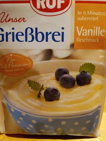 Grießbrei RUF, 100g zubereitet mit 1,5% Milch von Solika | Hochgeladen von: Solika