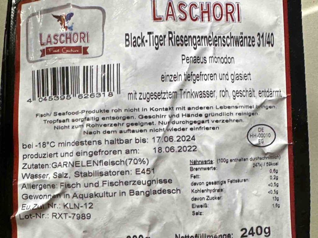 Black-Tiger Riesengarnelenschwänze von lucca1406 | Hochgeladen von: lucca1406