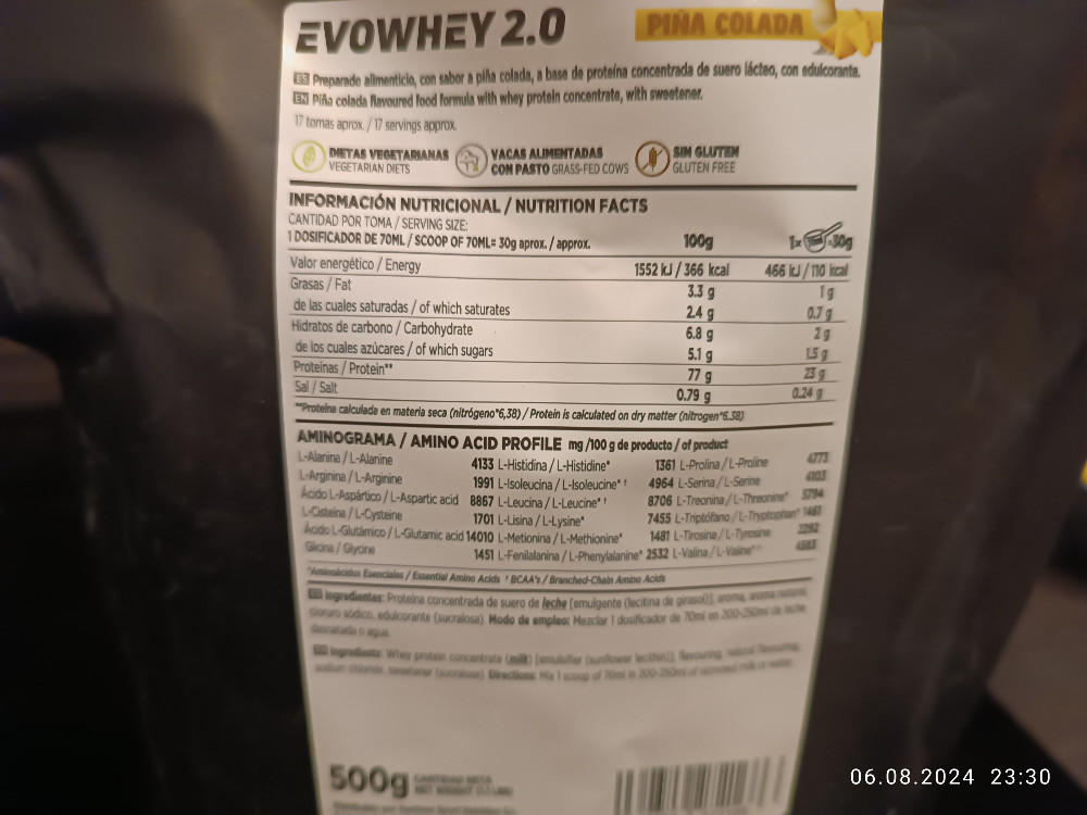 Evowhey 2.0, Pina Colada von eyduotto | Hochgeladen von: eyduotto