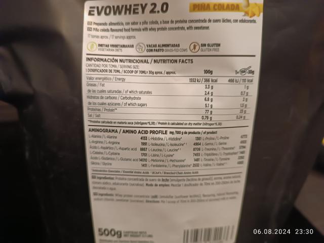 Evowhey 2.0, Pina Colada von eyduotto | Hochgeladen von: eyduotto